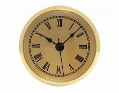 Gold Roman Clock Fitup 2-7/8 inch